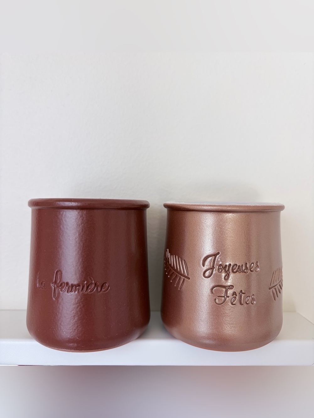 2 of La Fermiere Terracotta Pot Jars
